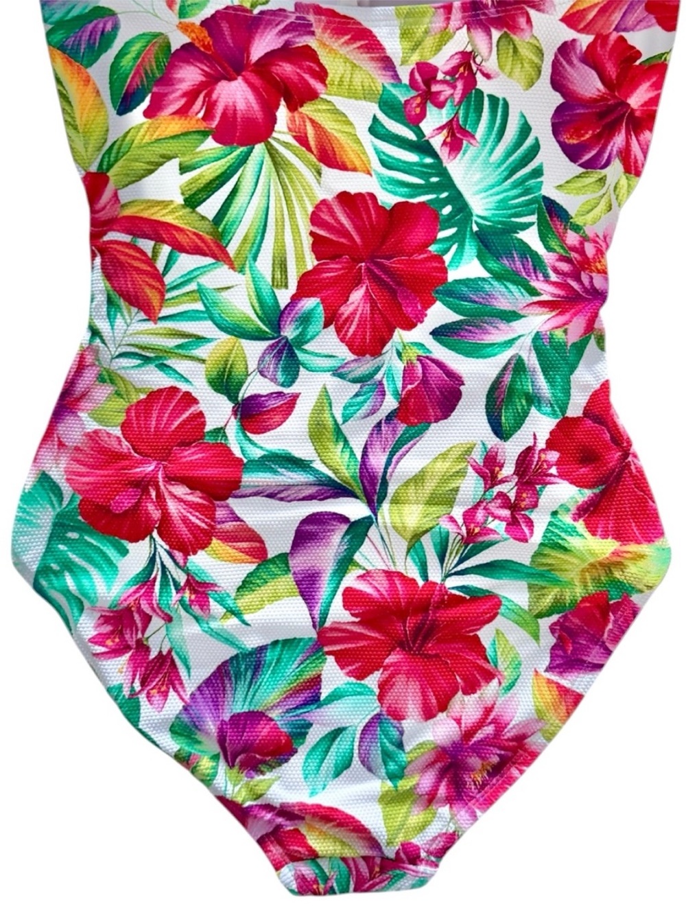 Tommy Bahama Island Cays Fiesta Bandeau One-Piece Swimsuit - Picture 11 of 14